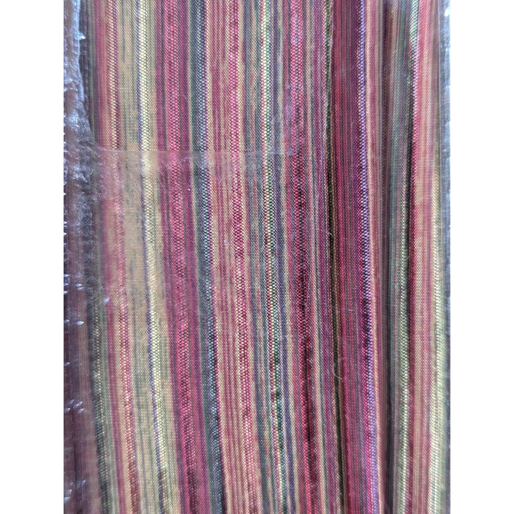 HomeTrends Natalia Window Scarf Multi Color Striped Valance 50x216 NEW - Picture 5 of 5